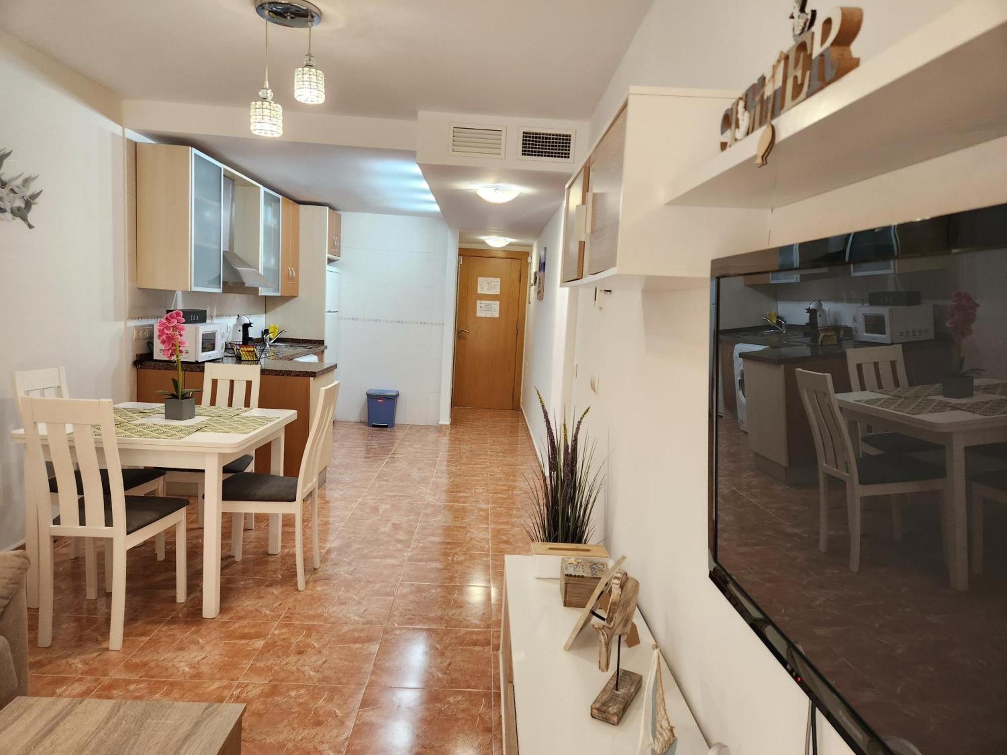 Bajo En Primera Linea De Vera-Playa Con Piscina Privada! Extérieur photo