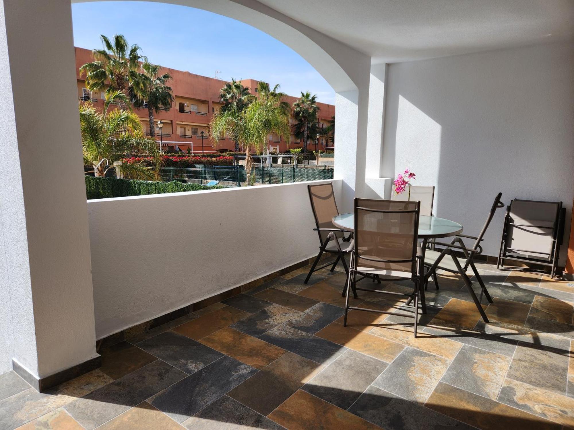 Bajo En Primera Linea De Vera-Playa Con Piscina Privada! Extérieur photo