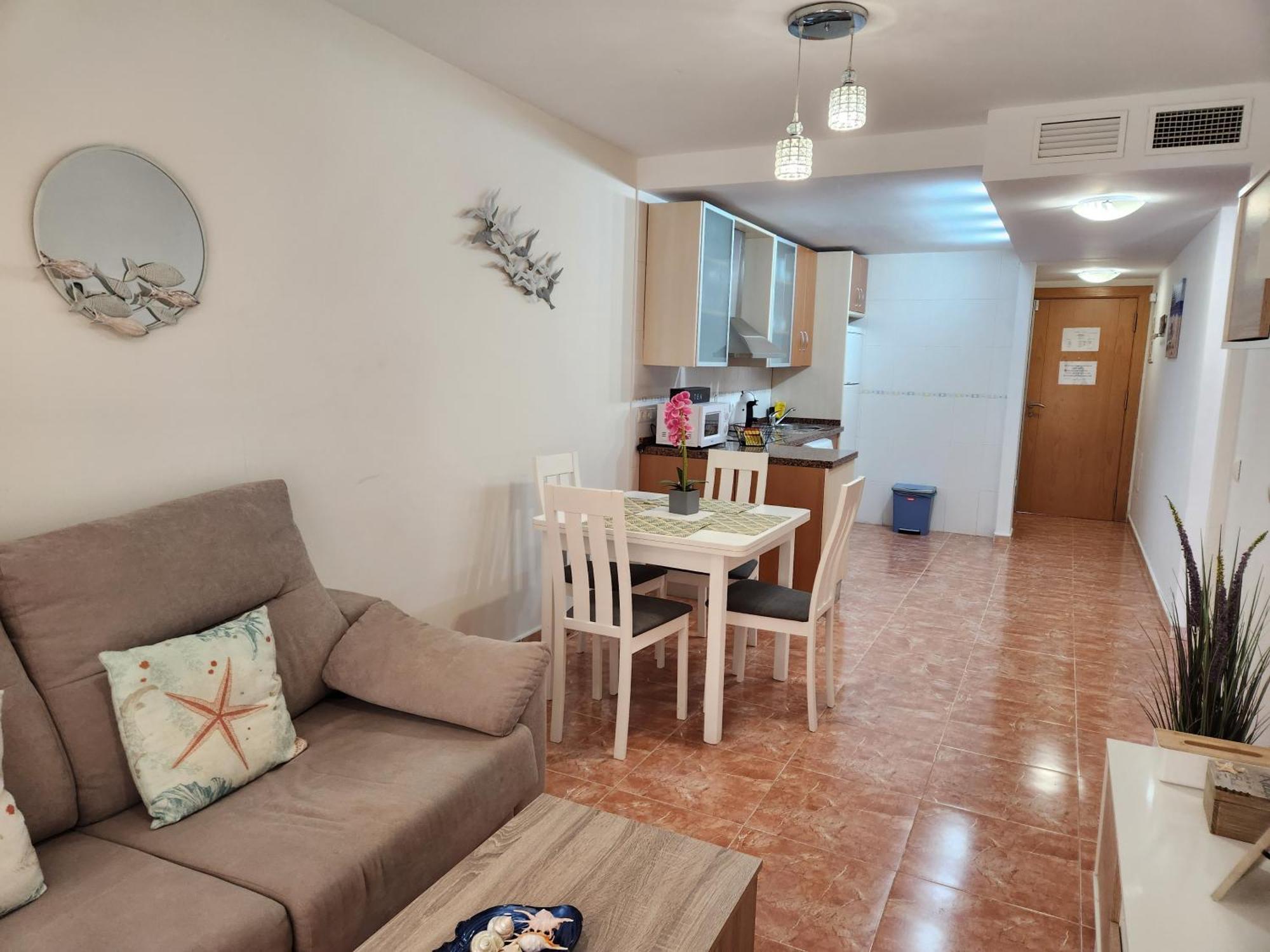 Bajo En Primera Linea De Vera-Playa Con Piscina Privada! Extérieur photo