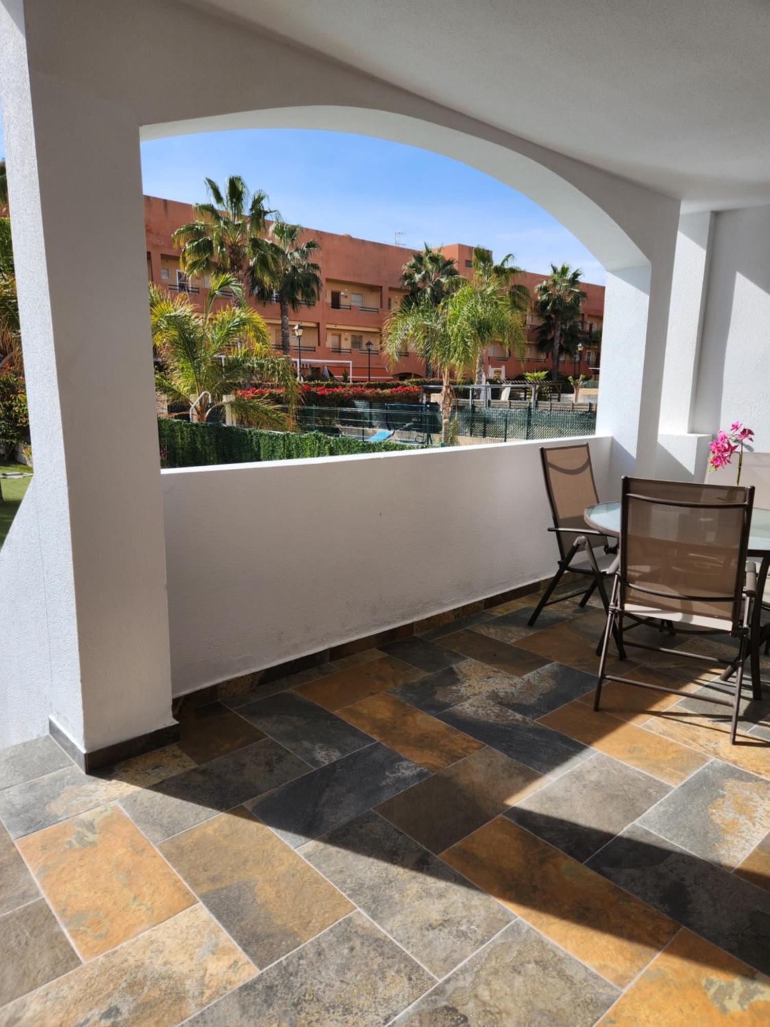 Bajo En Primera Linea De Vera-Playa Con Piscina Privada! Extérieur photo